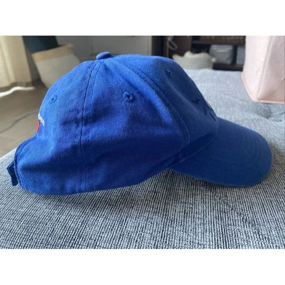 Disney Parks Marvel Avengers Campus Spiderman WEB Blue Hat Cap Adult Size - Picture 5 of 7